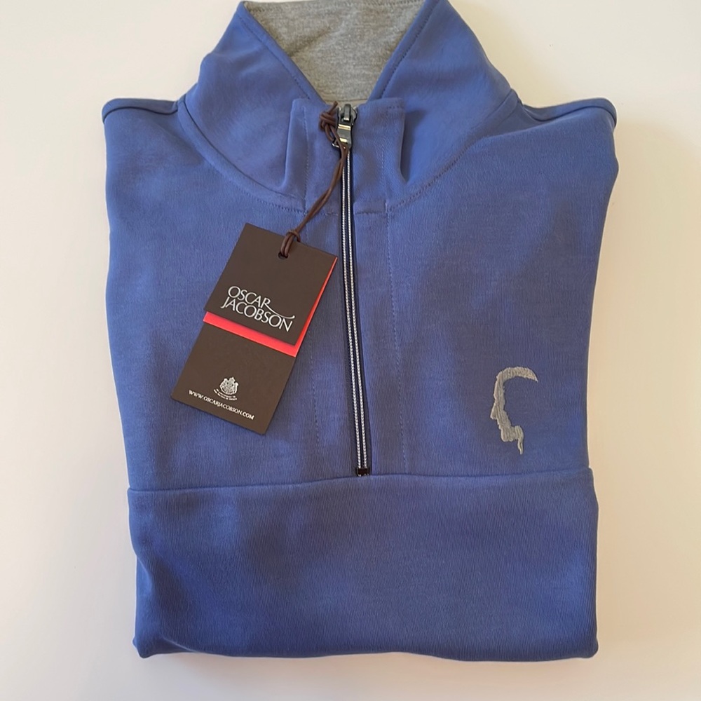 Oscar Jacobson Hawkes Half-Zip Pullover